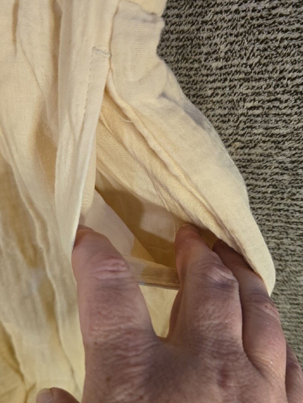 Universal Thread Light Cream Linen-Blend Drawstring Shorts - Picture 5 of 8